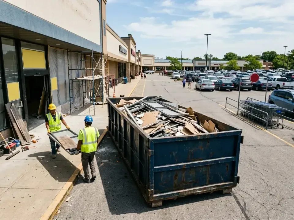 retail-store-renovation-debris-003 — frequently asked questions, Roll-off Dumpster Rentals in Olive Branch, MS